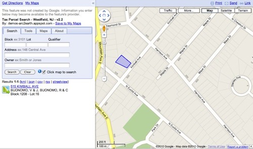 A2E GMap Example